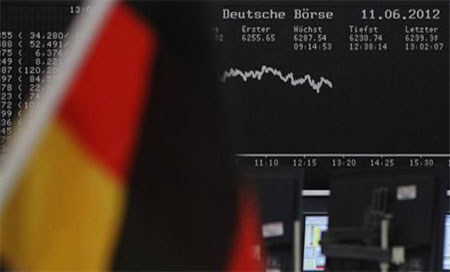 la bolsa de Alemania Las exportaciones alemanas bajaron un 5,2% en agosto